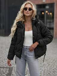 Juoda moteriška striukė OZONEE JS/5M3336/392Z