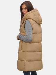 Smėlinė moteriška liemenė OZONEE O/81266