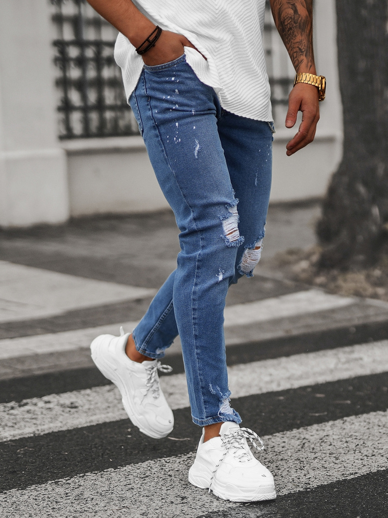 Mėlyni vyriški džinsai OZONEE O/WE1014Z