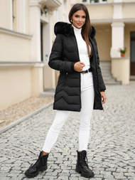 Juoda moteriška striukė OZONEE JS/16M9121/392Z