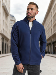 Granatinis vyriškas džemperis su užtrauktuku OZONEE JS/HH016/25