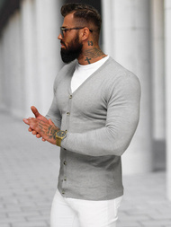 Pilkas vyriškas megztinis OZONEE NB/MM6006/2Z