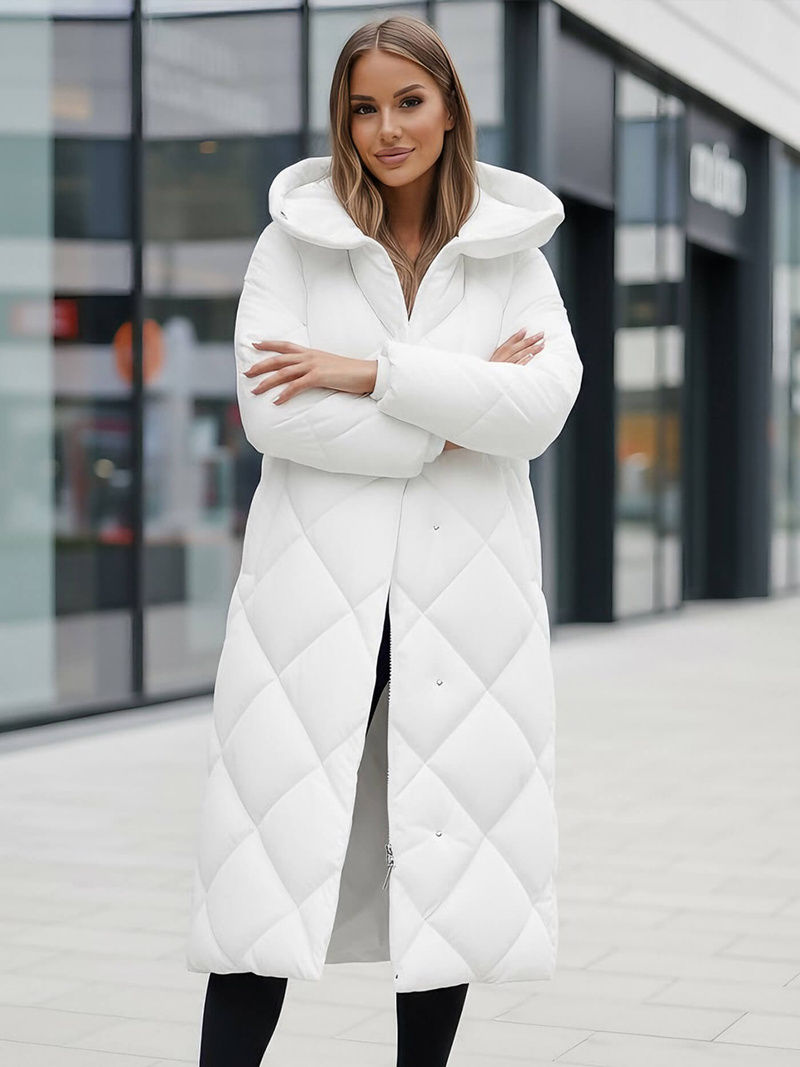 Baltas moteriška striukė OZONEE JS/5M3173/281Z