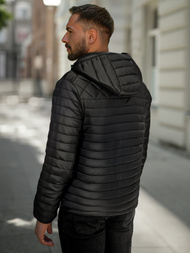 Juodi vyriška striukė OZONEE JS/16M9328/392B