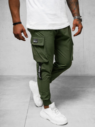 Rusvai žalsvos Vyriškos Chino Kelnės OZONEE O/PS5516