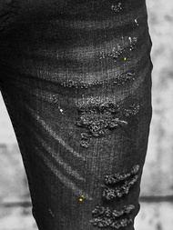 Juodi vyriški džinsai OZONEE O/MB465