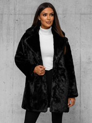 Juoda moteriška striukė OZONEE JS/11Z8168Z