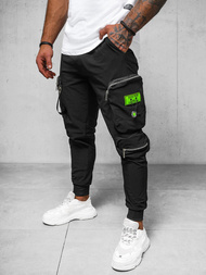 Juodos Vyriškos Chino Kelnės OZONEE O/PS5519