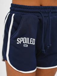 Granatinė-baltas moteriškas sportinis dviejų dalių kostiumas OZONEE JS/M58631AB