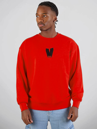 Raudona džemperis OZONEE O/SWE23034Z