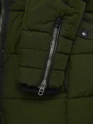 Rusvai žalsva moteriška striukė OZONEE O/W377Z