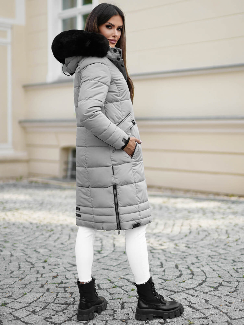 Pilka moteriška striukė OZONEE O/W377Z