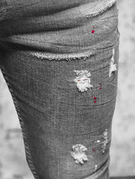 Grafitiniai vyriški džinsai OZONEE O/MB459