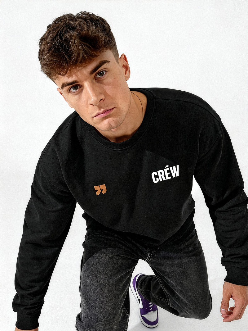 Juodas vyriškas džemperis OZONEE JS/65B3917/3Z