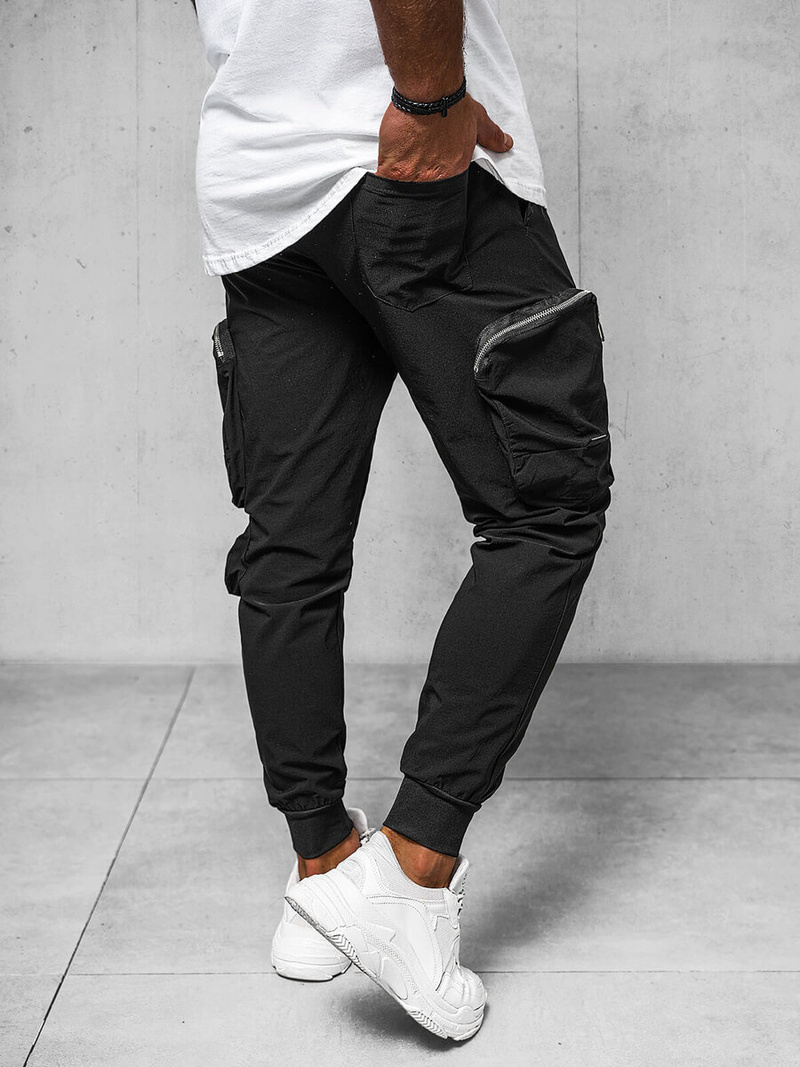 Juodos Vyriškos Chino Kelnės OZONEE O/PS5519