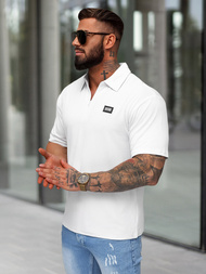 Balti vyriški polo marškinėliai OZONEE O/YN2/593