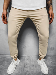 Smėlinės vyriškos chino jogger kelnės OZONEE DJ/5539