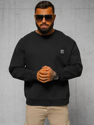 Juodas džemperis OZONEE O/SWE23049Z