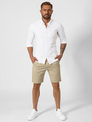 Smėlinės vyriški chino šortai OZONEE TMK/DC809/5Z
