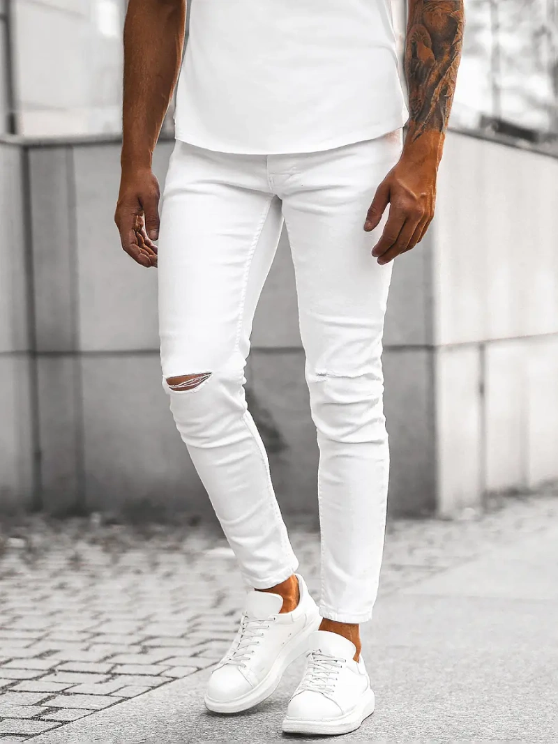 Balti vyriški džinsai OZONEE E/5391/01Z