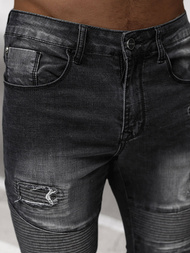 Juoda vyriški džinsai OZONEE NB/MP0142N