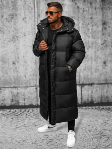 Juoda vyriška žieminė striukė OZONEE O/M3202