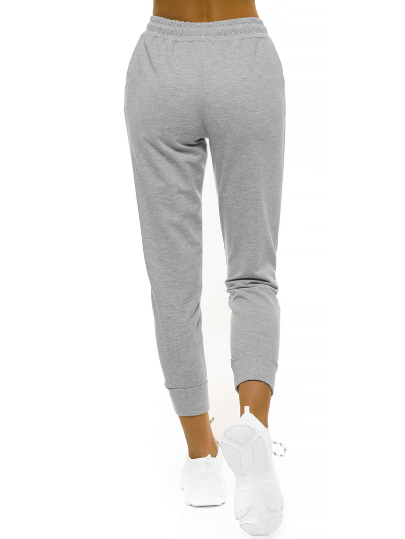 Šviesiai-Pilkos moteriškos sportinės kelnės OZONEE O/MB2002/21