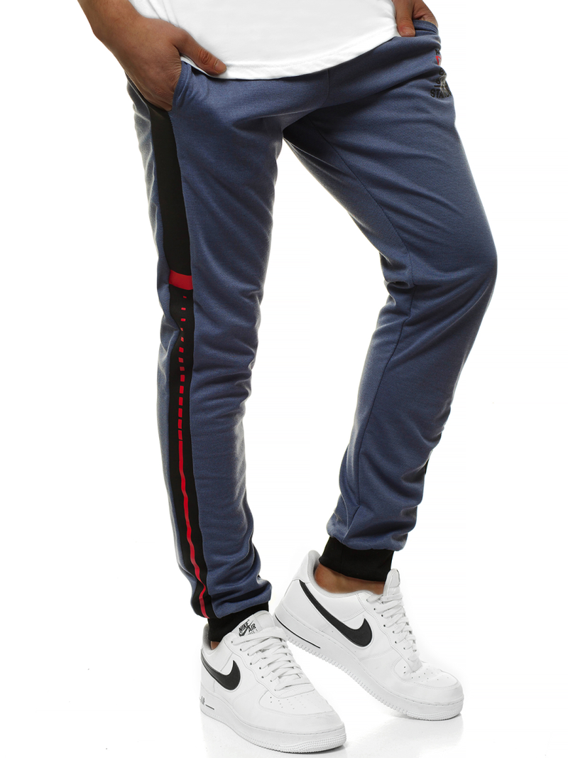 Granatinės vyriškos sportinės kelnės OZONEE JS/AM100