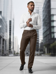  Ruda vyriškos chino kelnės OZONEE V/5100