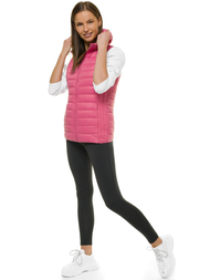 Šviesiai-Rožinė moteriška liemenė OZONEE JS/M23039/42