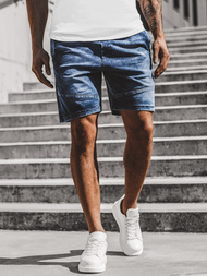 Mėlyni Vyriški džinso šortai OZONEE JS/KK116