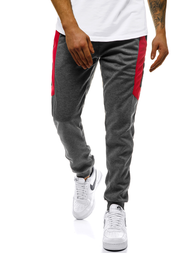 Grafitinės vyriškos sportinės kelnės OZONEE JS/JZ11019