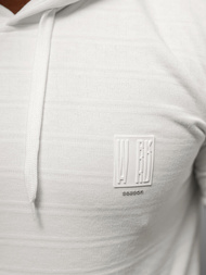 Ecru vyriškas džemperis su gobtuvu OZONEE O/TB2272