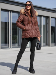 Šokoladas moteriška striukė OZONEE JS/5M3226/158Z