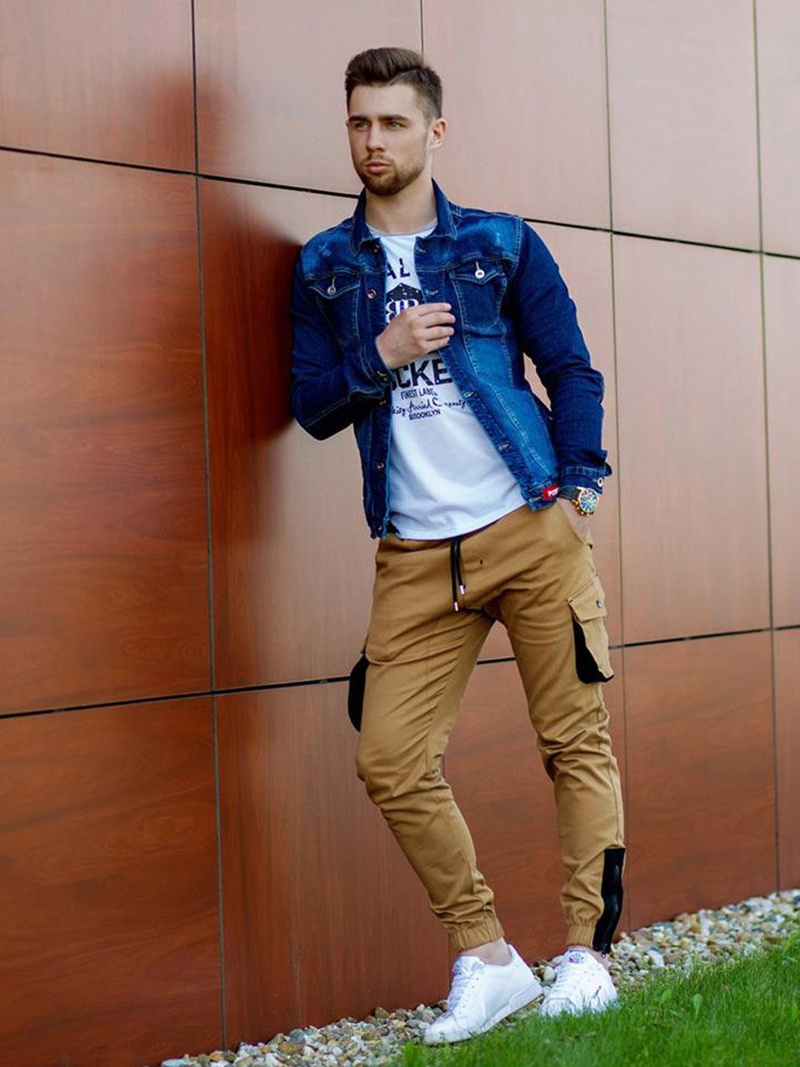 Camel vyriškos jogger stiliaus kelnės OZONEE A/705