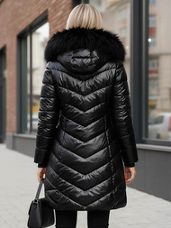 Juoda moteriška striukė OZONEE JS/16M9100/392Z