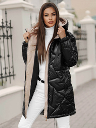 Juoda moteriška striukė OZONEE JS/5M3189/392Z