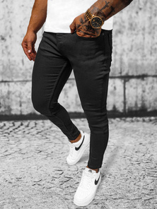 Juodi vyriški džinsai OZONEE E/5348/02