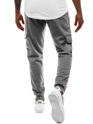 Grafitinės vyriškos sportinės kelnės OZONEE JS/JZ11009