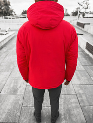 Žieminė raudona vyriška striukė OZONEE JS/HH011/5Z