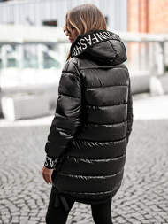 Juoda moteriška striukė OZONEE JS/5M3188/392Z