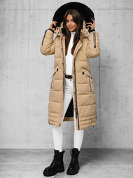 Smėlinis moteriška striukė OZONEE O/W377