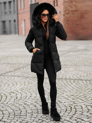 Juoda moteriška striukė OZONEE JS/16M9099/392Z