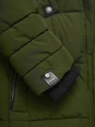 Rusvai žalsva moteriška striukė OZONEE O/W377