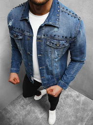 Mėlyna vyriška džinso striukė OZONEE NB/MJ504B