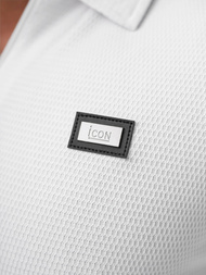 Balti vyriški polo marškinėliai OZONEE O/YN2/593