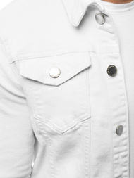 Balta vyriška džinso striukė OZONEE G/620