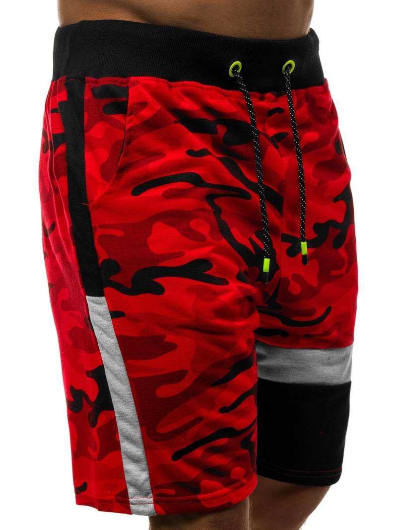 Raudoni vyriški šortai OZONEE JS/KK300160