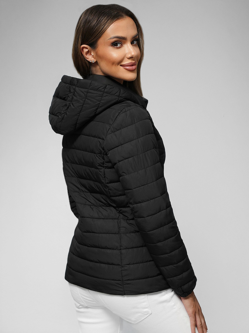 Juoda moteriška striukė OZONEE JS/16M9103/392