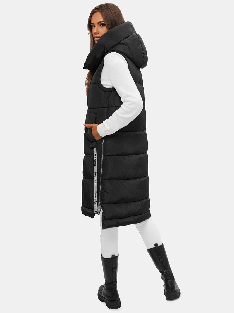 Juoda moteriška liemenė OZONEE O/DK113/1